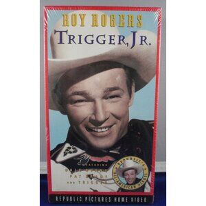 Roy Rogers in TRIGGER JR, 1991 VHS release 1950 Classic, Factory Sealed